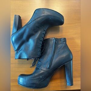 Free Lance Women's Black Platform High-Heel Ankle Boots